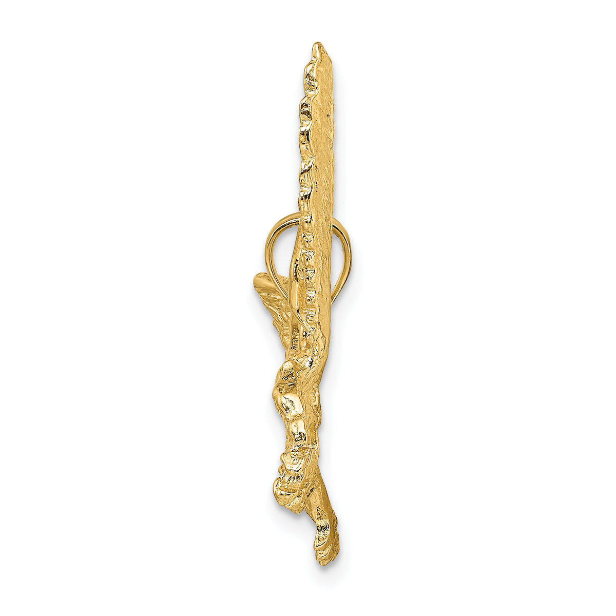 14K Eagle w/Beak Touching Claws Charm-K6526