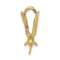 14K 3-D Hummingbird Charm-K6528