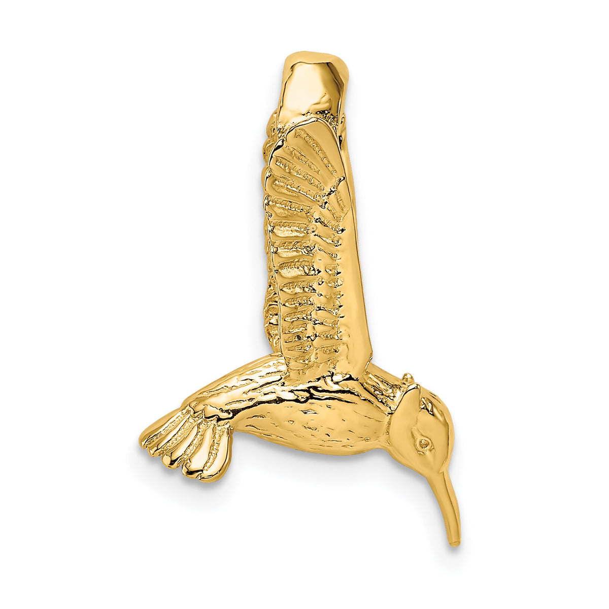 14K 3-D Hummingbird Charm-K6528