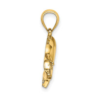 14K Polished Pig Charm-K6535