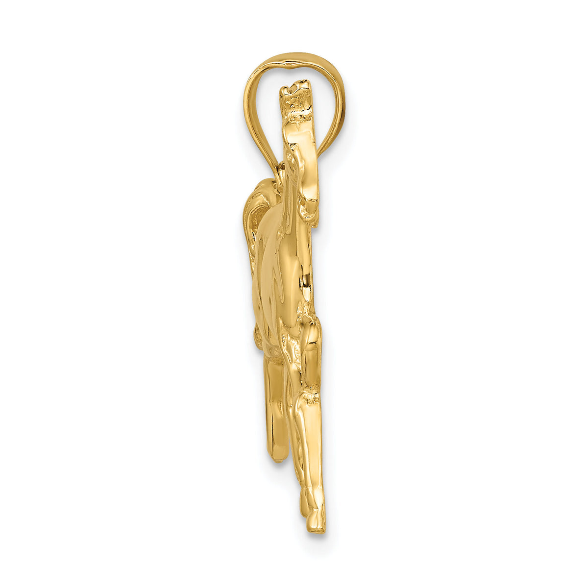 14K Polished Horse Charm-K6538