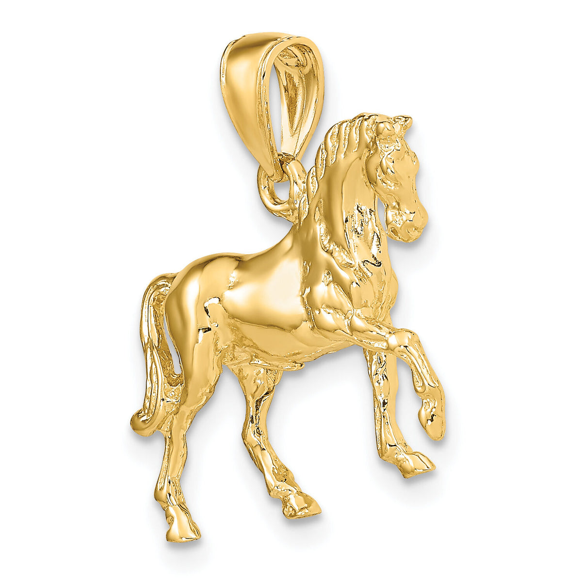 14K 3-D Horse Charm-K6540