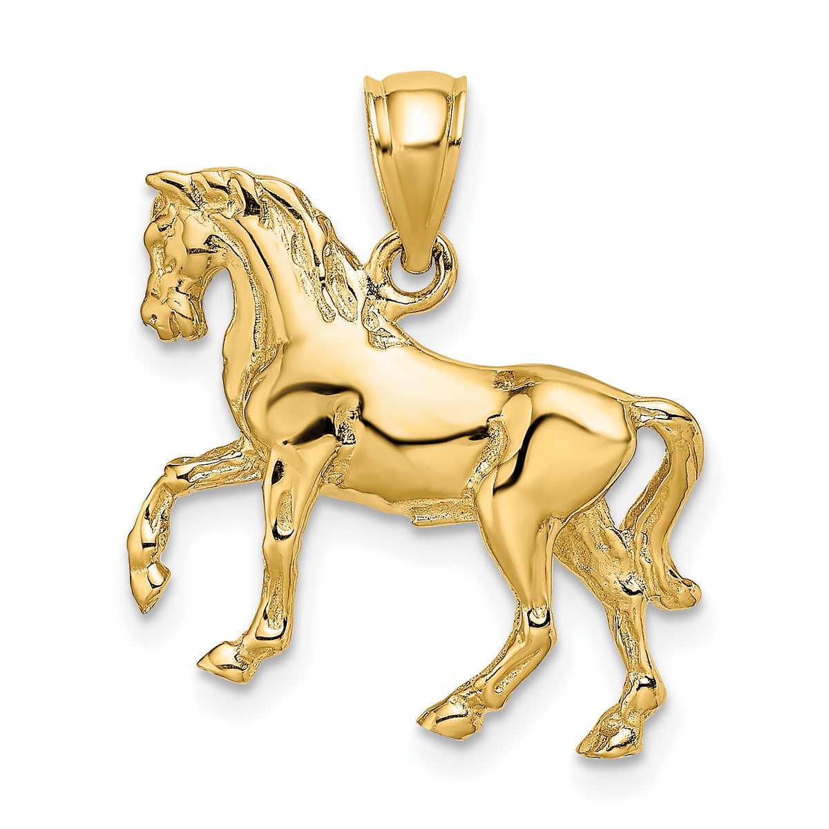 14K 3-D Horse Charm-K6540