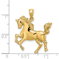 14K Horse Charm-K6543