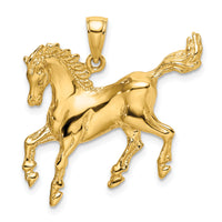 14K Horse Charm-K6544