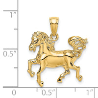 14K Horse Charm-K6545