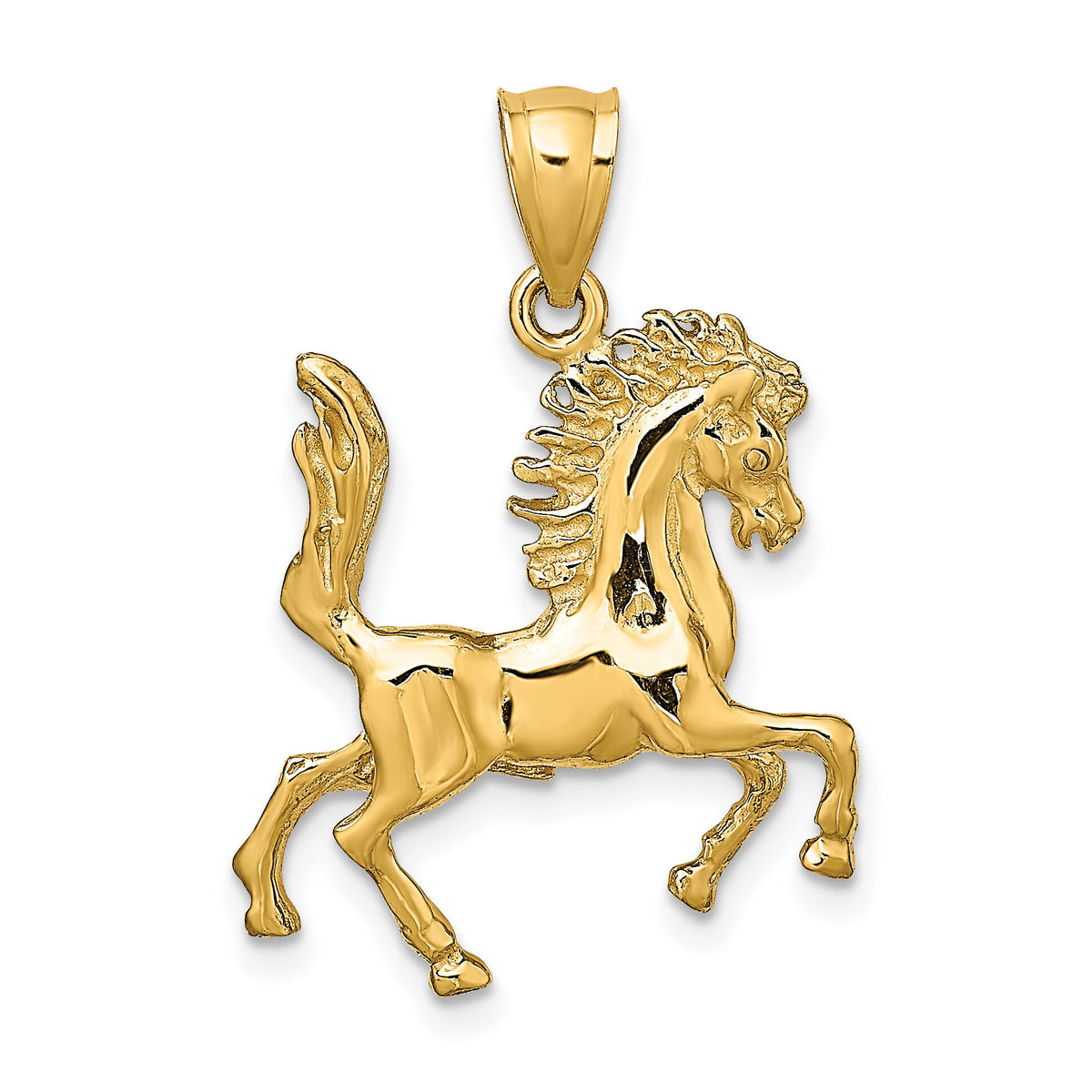 14K 3-D Horse Charm-K6546