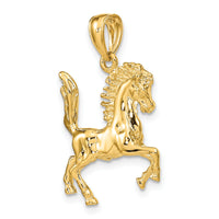 14K 3-D Horse Charm-K6546