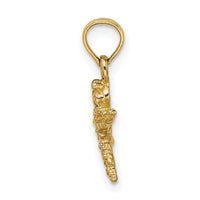 14K 2-D Mini Dragonfly w/Cut-out Wings Charm-K6565