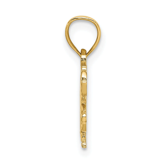 14K Carousel Horse Charm-K6576