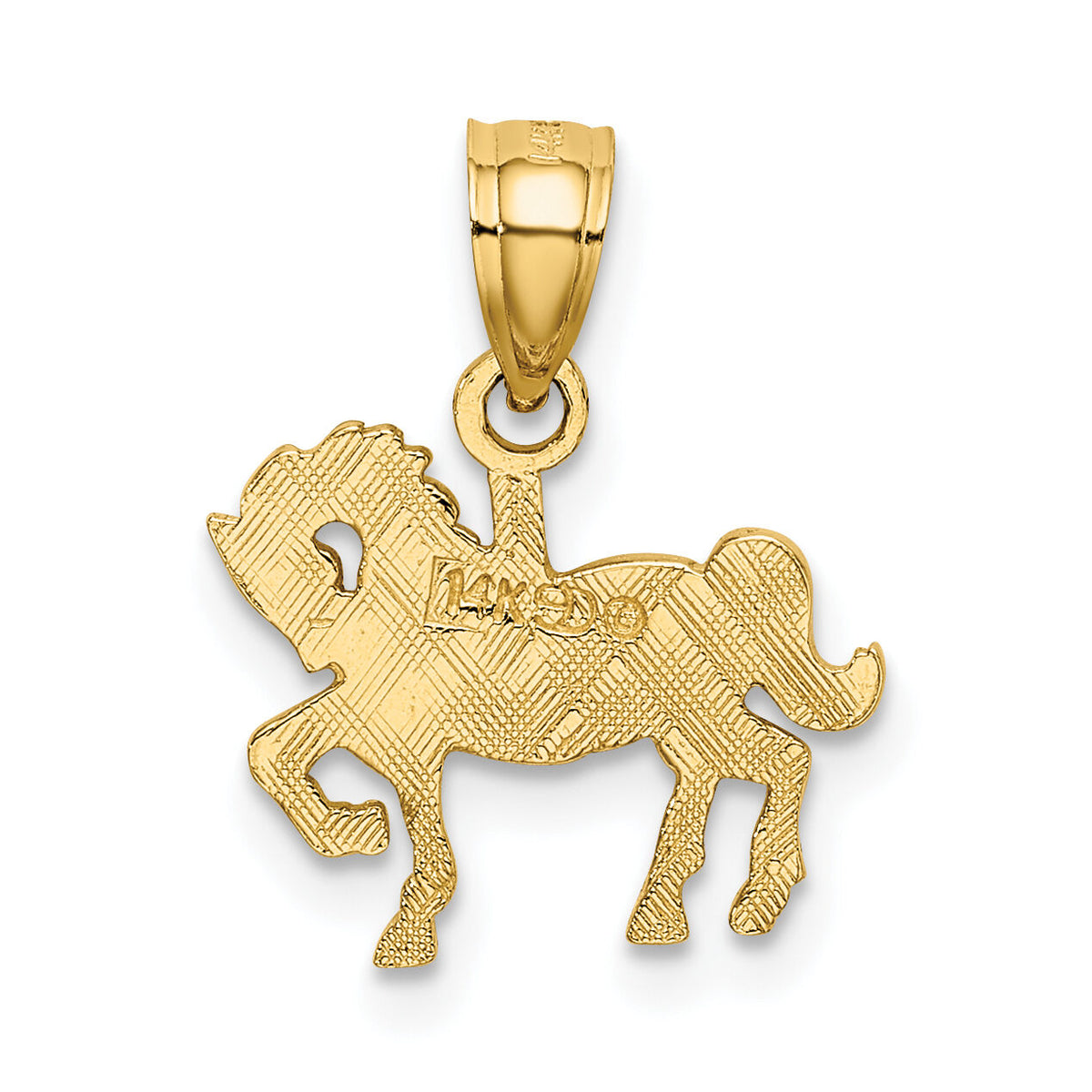 14K Carousel Horse Charm-K6576