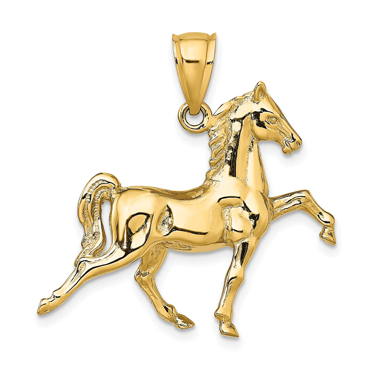 14K 3-D Tennessee Walking Horse Charm-K6577