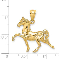 14K 3-D Tennessee Walking Horse Charm-K6577