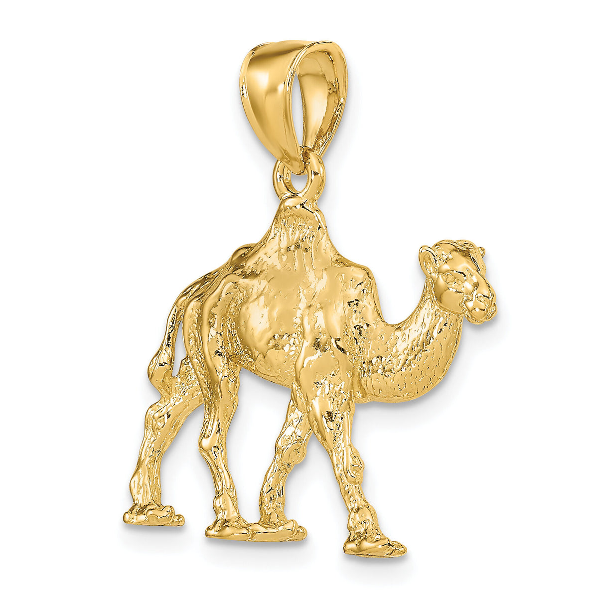 14K 3-D Camel Charm-K6580