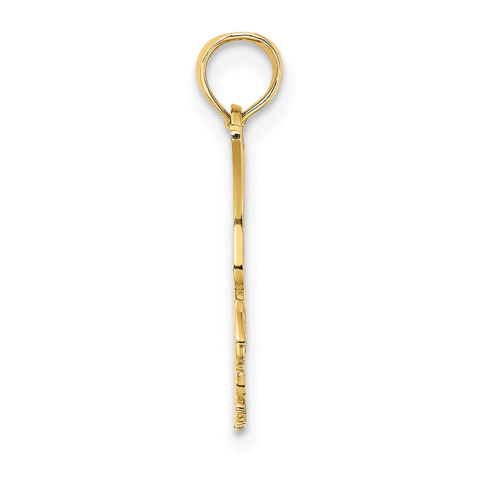 14K Eagle Landing Charm-K6586