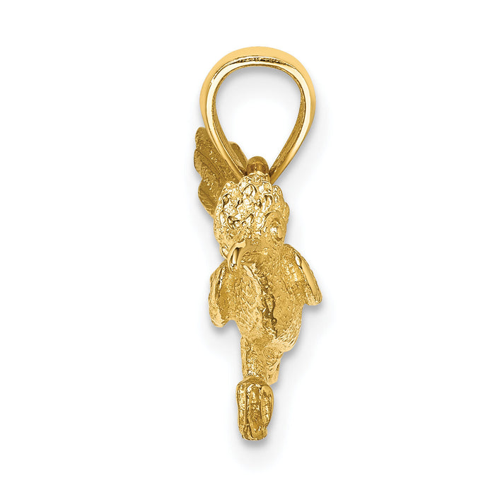 14K 3-D Road Runner Charm-K6588