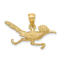 14K 3-D Road Runner Charm-K6588