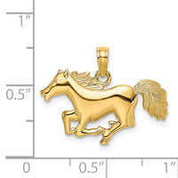 14K Running Horse Charm-K6591