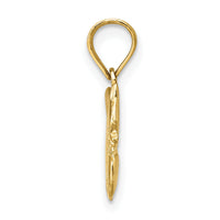 14K 3-D Polished Kitten Charm-K6592