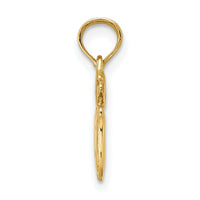 14K 3-D Polished Two Kittens Charm-K6593