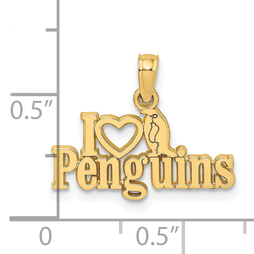 14K I HEART PENGUINS w/ Penguin Charm-K6613