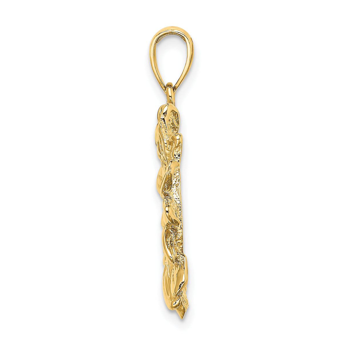 14K Smiling Sun Charm-K6617