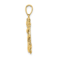 14K Smiling Sun Charm-K6617