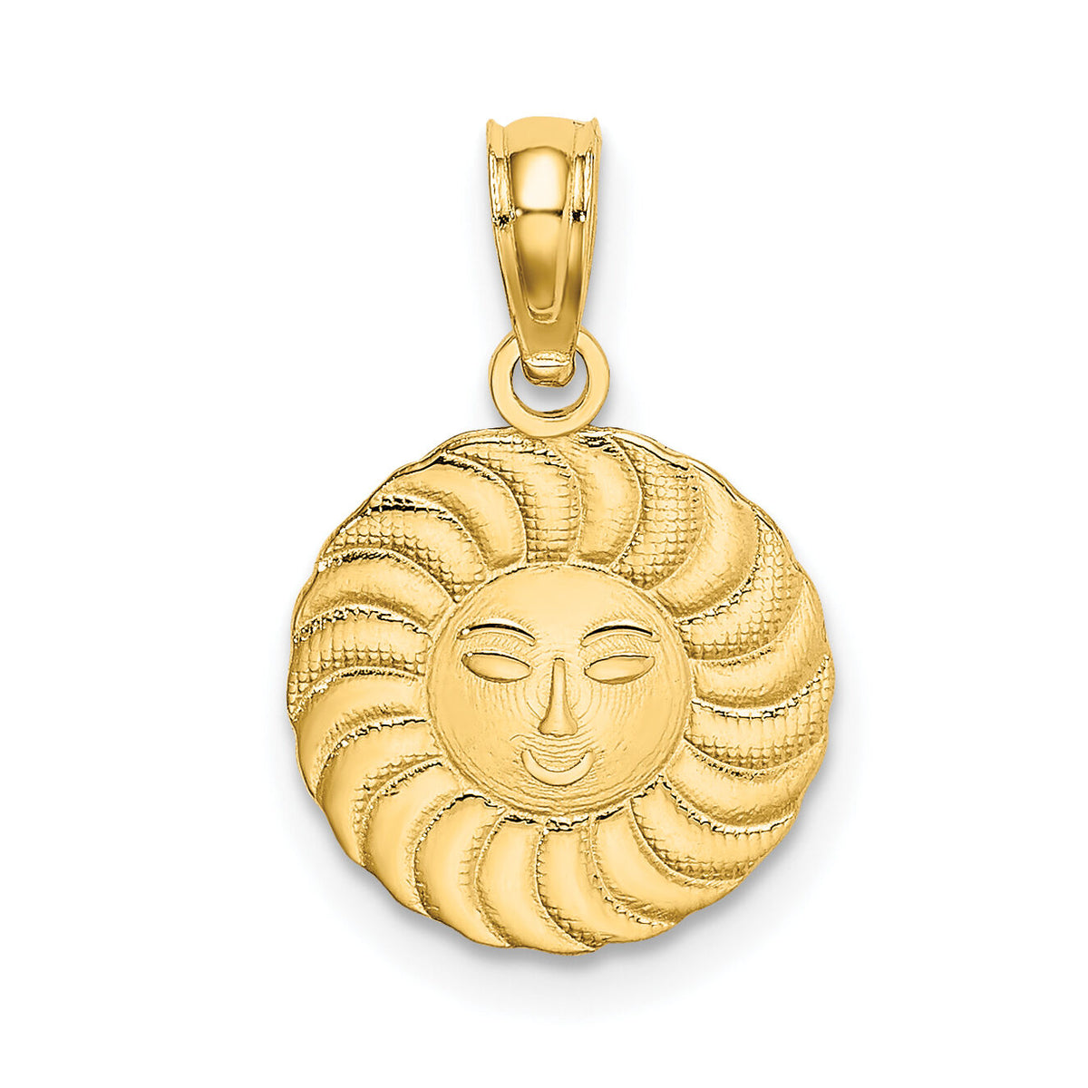 14K Sun Charm-K6620