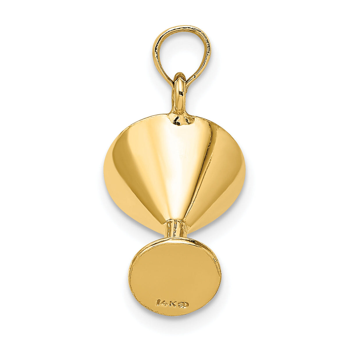 14K 3-D Martini w/Olive Charm-K6643