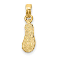 14k  3D W/ Multi-Color Enamel Single Flip-Flop Charm-K6674