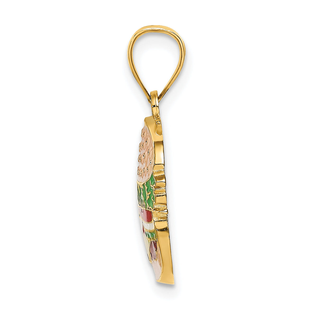 14K w/Enamel Cheeseburger Charm-K6800