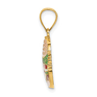 14K w/Enamel Cheeseburger Charm-K6800