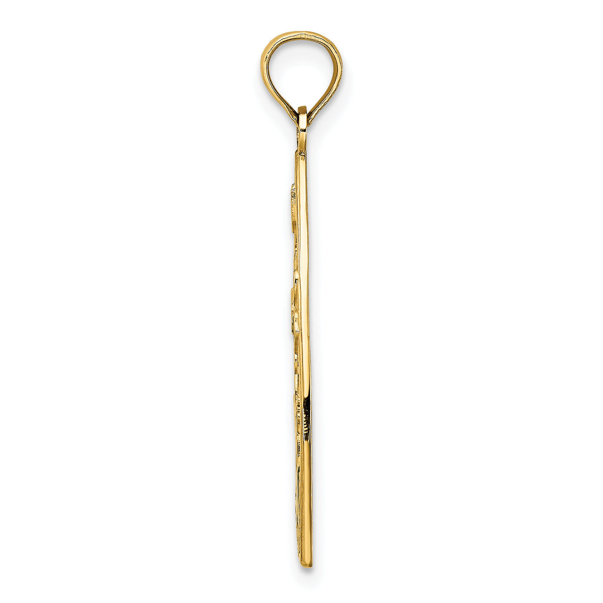 14K Enamel Panda Bear and Bamboo Charm-K6838