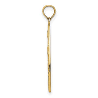 14K Enamel Panda Bear and Bamboo Charm-K6838
