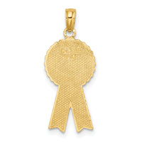14K Enamel 1st PLACE Ribbon Charm-K6964