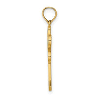 14K Multi Color Enamel Dragonfly Charm-K6985