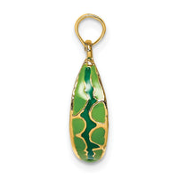 14K w/ Enamel 3-D Watermelon Charm-K7012