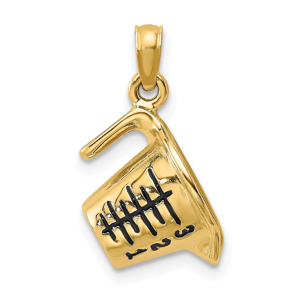 14K w/ Enamel 3-D Measuring Cup Charm-K7023