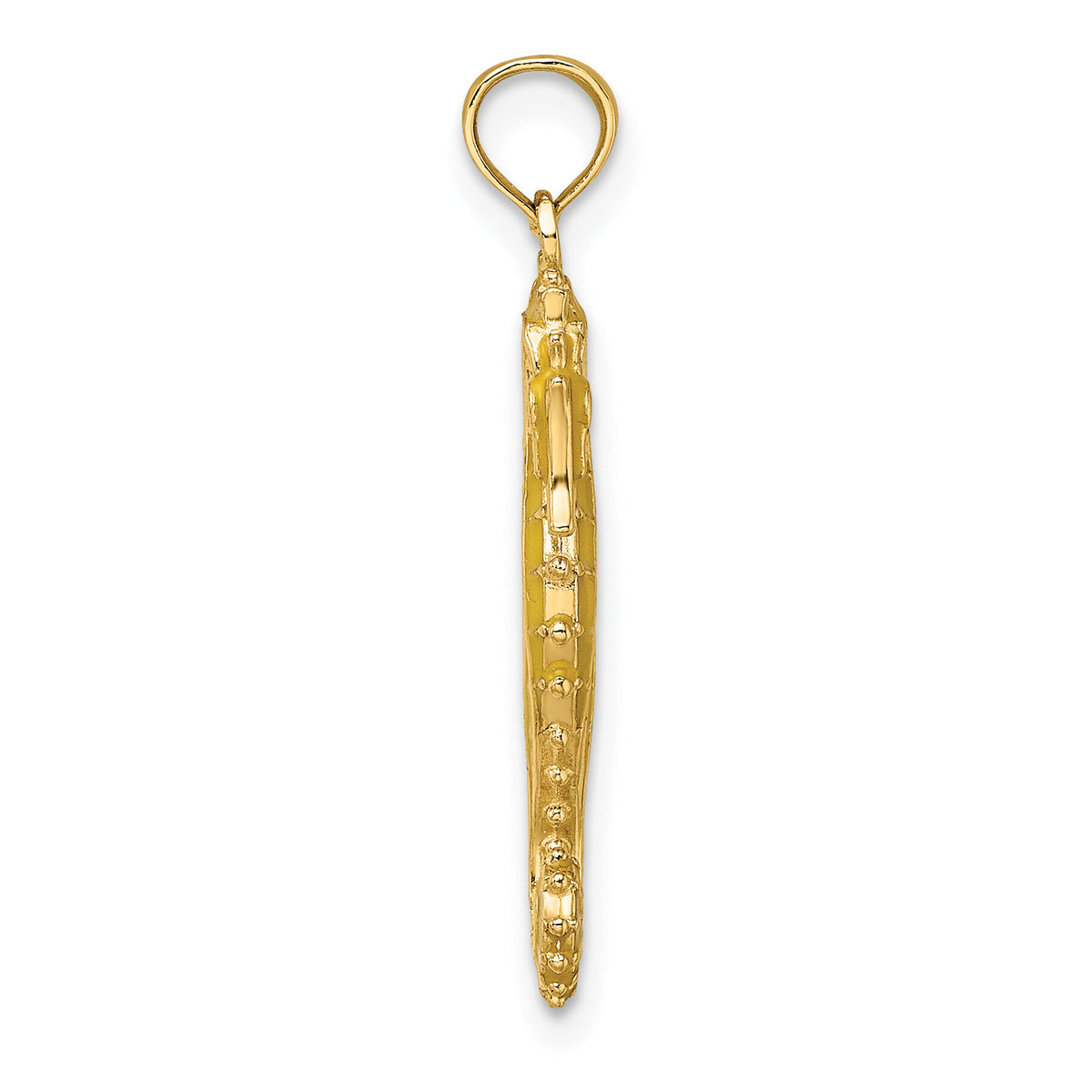 14K 3-D Enamel Seahorse Charm-K7047