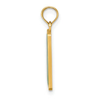 14K EXIT 0 / CAPE MAY with Green Enamel Charm-K7059