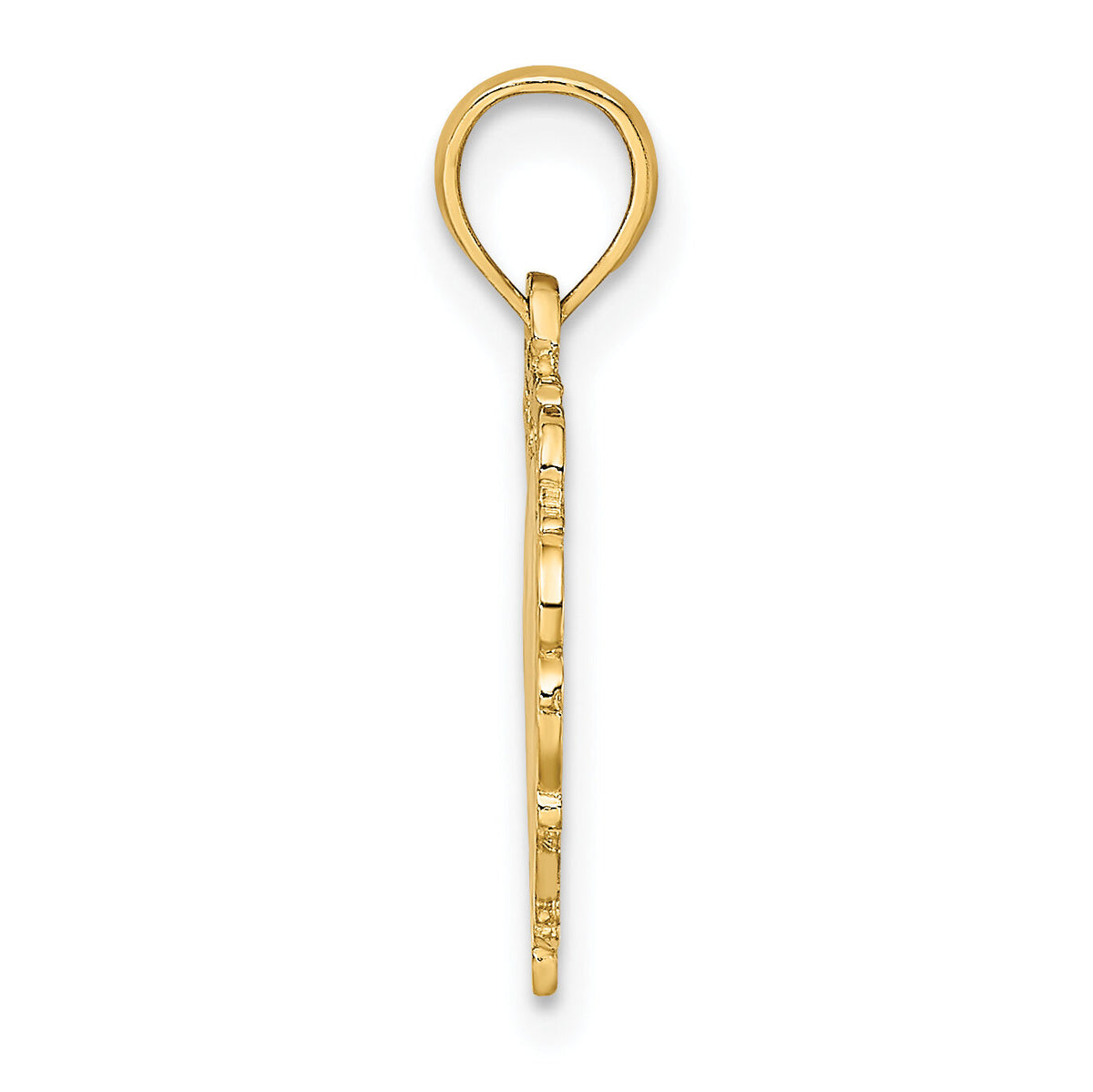 14K Love In Heart Charm-K7098