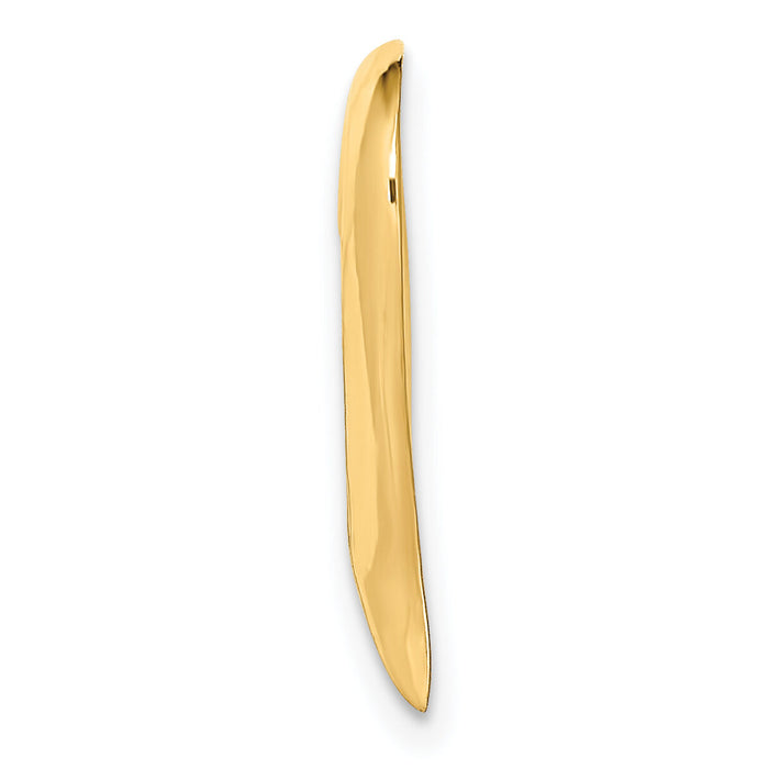 14K Large Floating Heart Slide-K7116