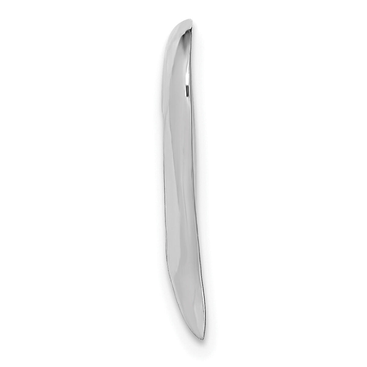 14K White Gold Large Floating Heart Slide-K7116W