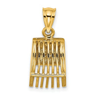 14K 3D Cranberry Scoop Charm-K7134