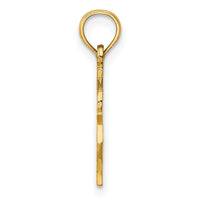 14K Dollar Sign Charm-K7136