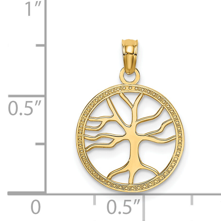 14K Small Family Tree Charm-K7139