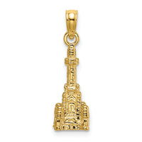 14K 3D Chicago Water Tower Charm-K7144