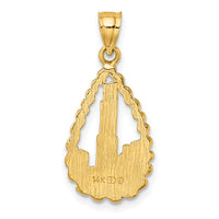 14K Chicago Skyline/Willis Tower Teardrop Charm-K7145