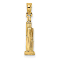 14K 3D WillisTower (Chicago) Charm-K7147