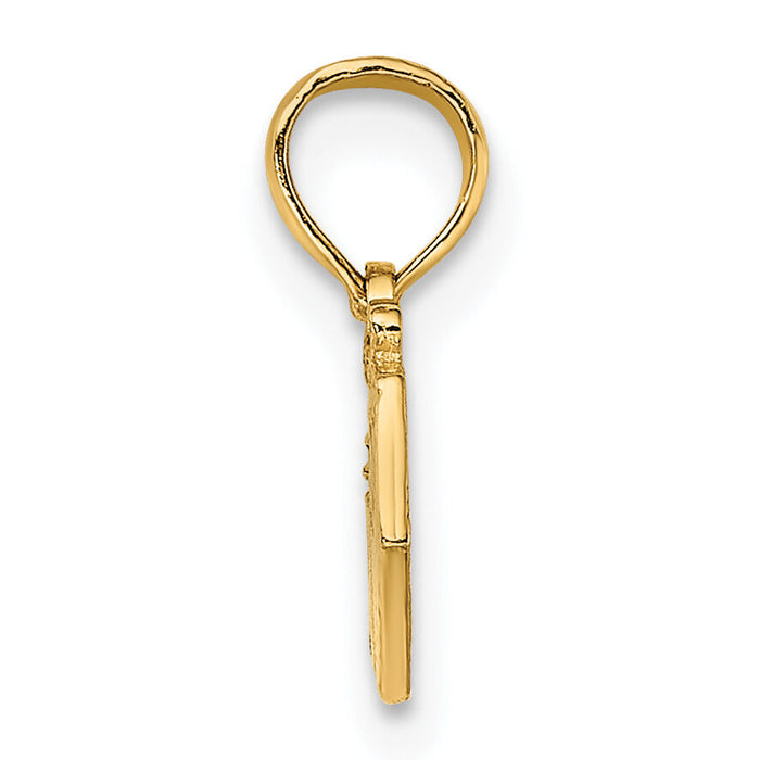 14K Wrapped Gift Box Charm-K7149